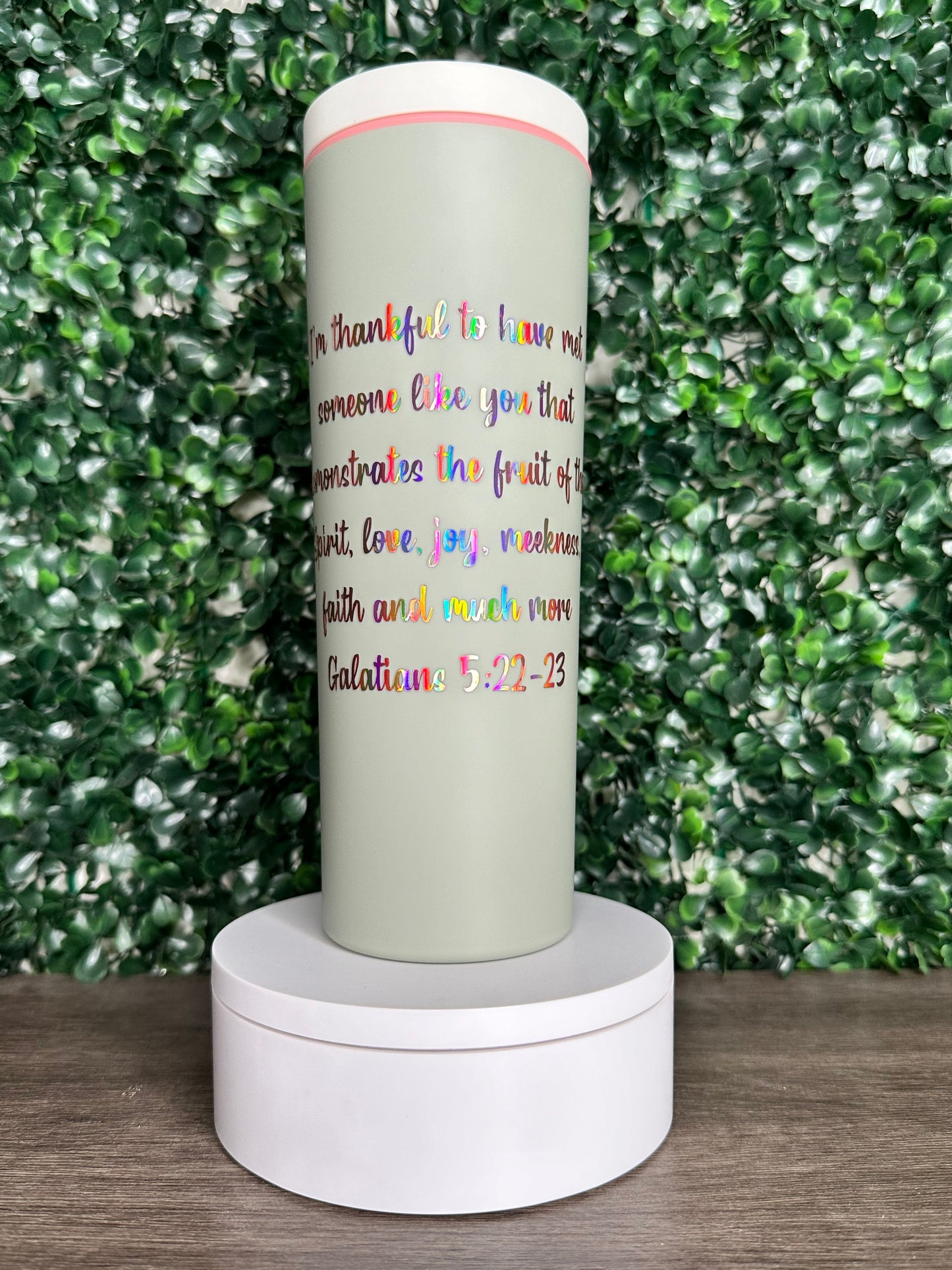 18 oz Matte Acrylic Tumblers (Customizable)