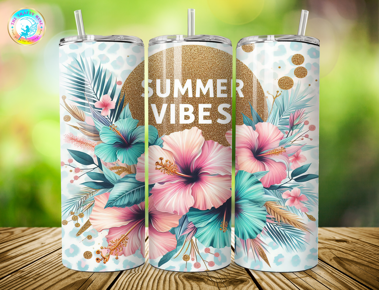 Summer Themed 20 oz Tumblers