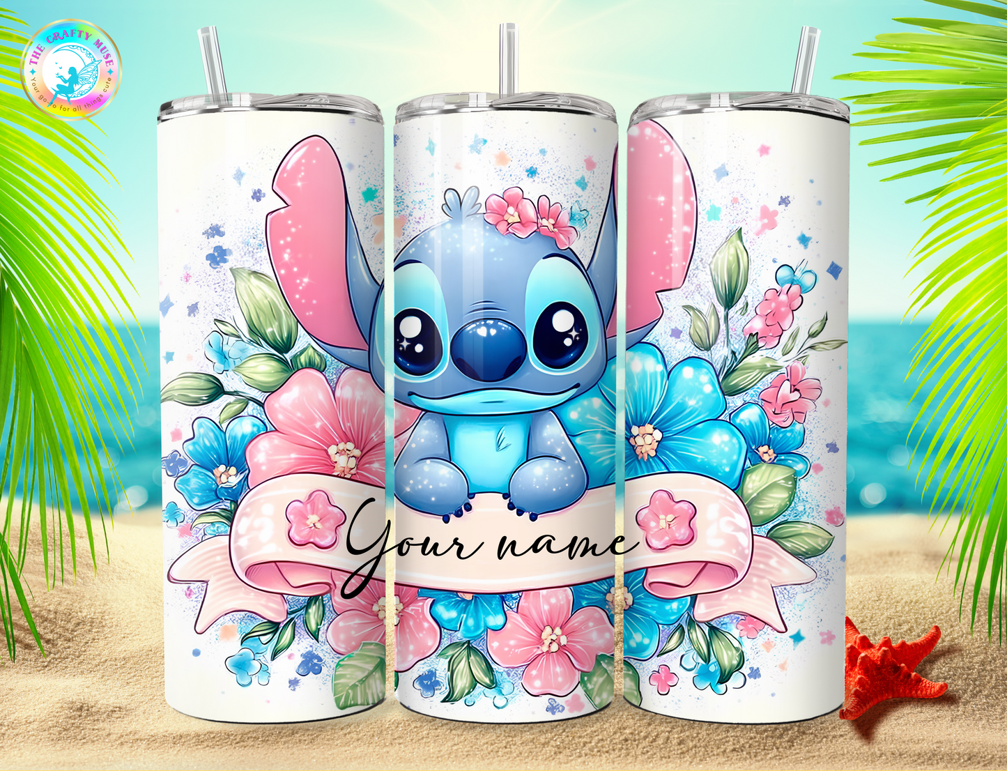 Stitch Themed 20 oz Tumblers