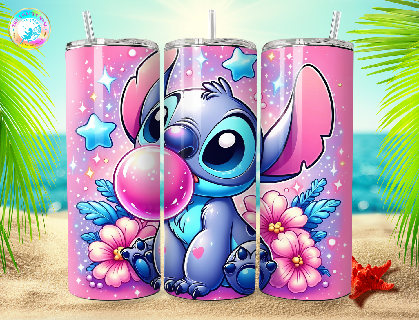 Stitch Themed 20 oz Tumblers