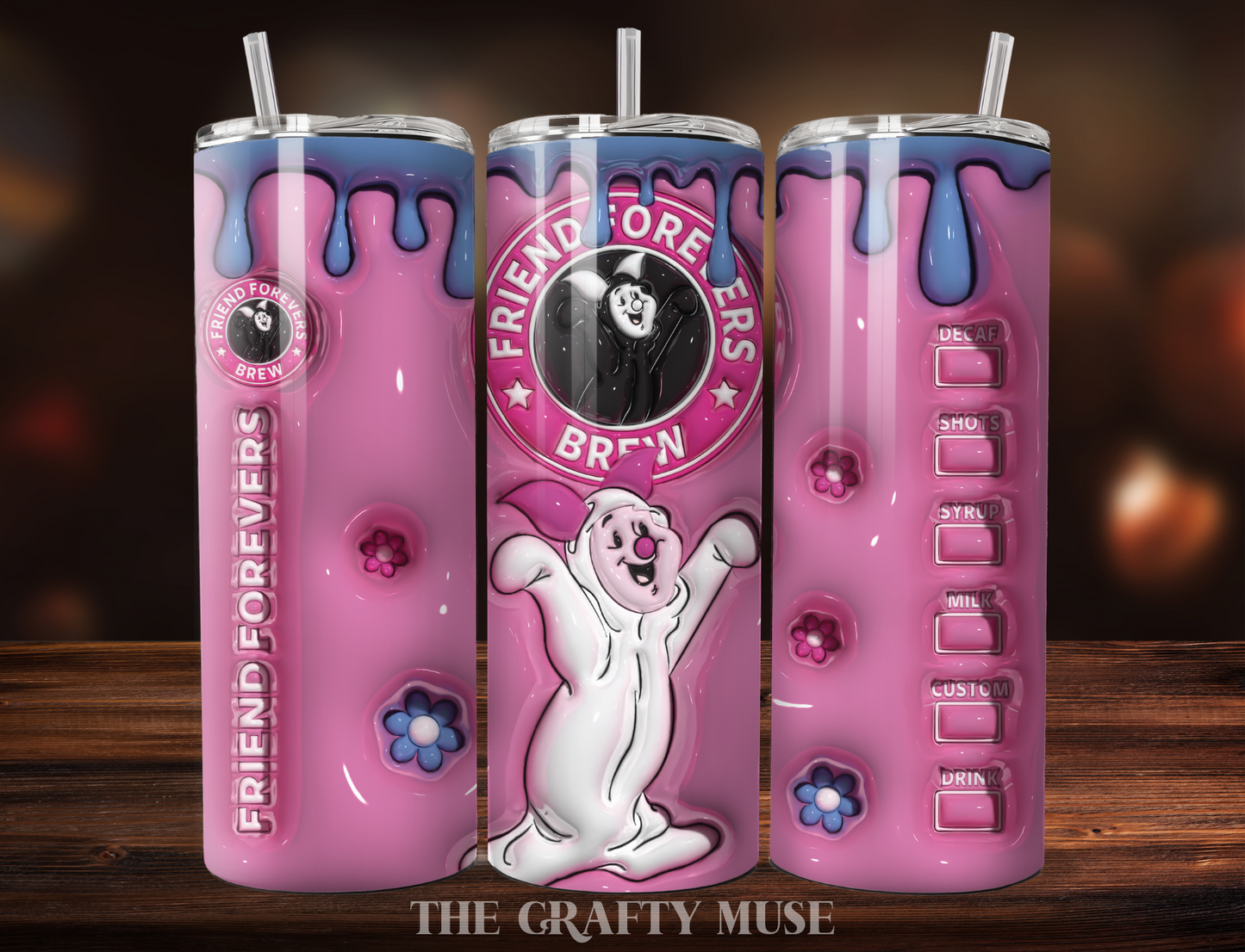 Halloween Disney Themed 20 oz Tumblers