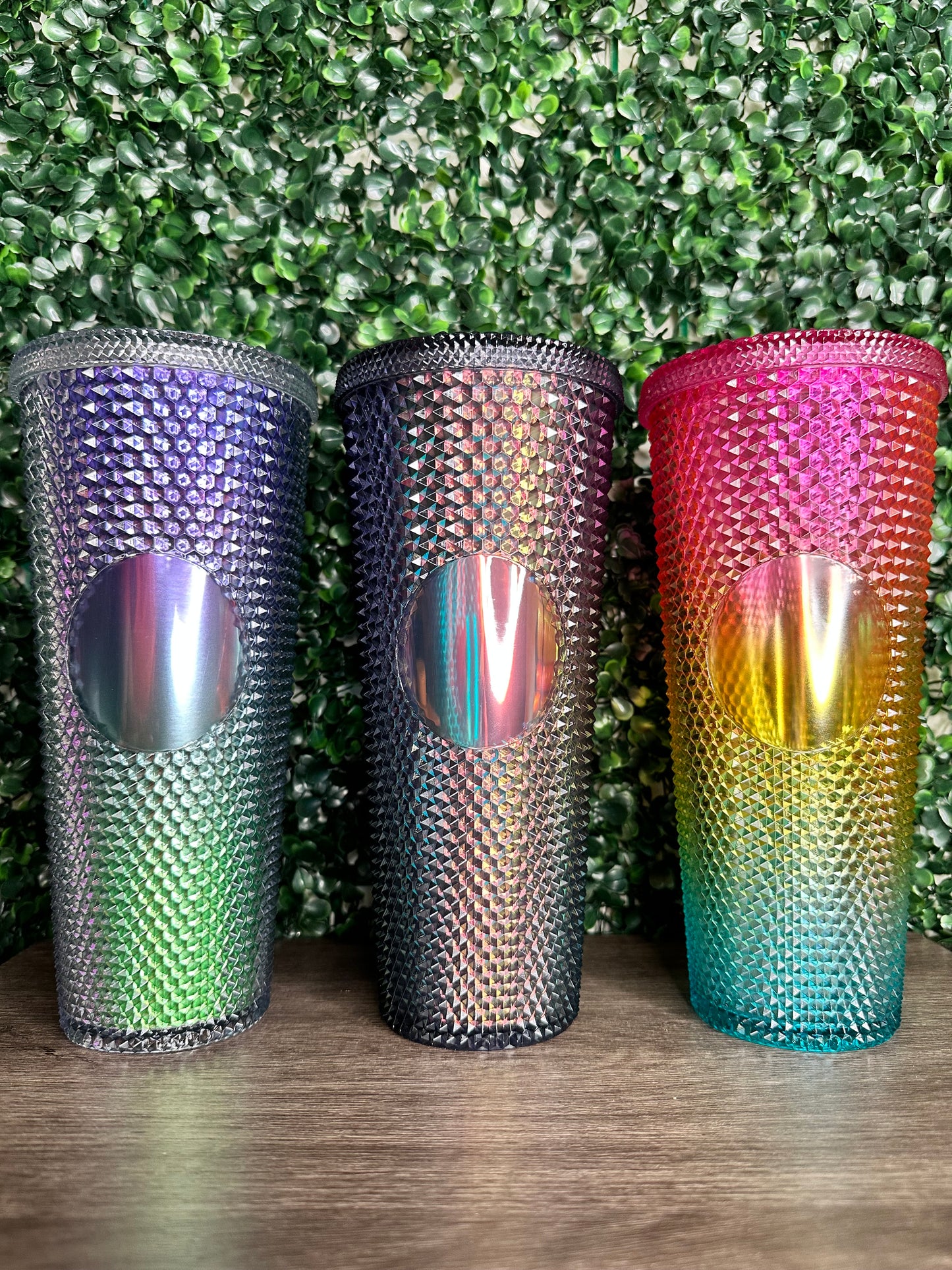 24 oz Studded Double-Walled Acrylic Tumblers (Circle is customizable)