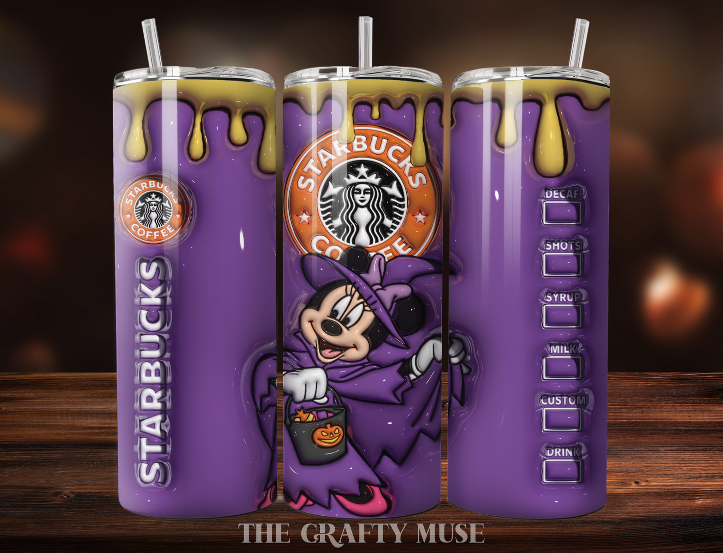 Halloween Disney Themed 20 oz Tumblers