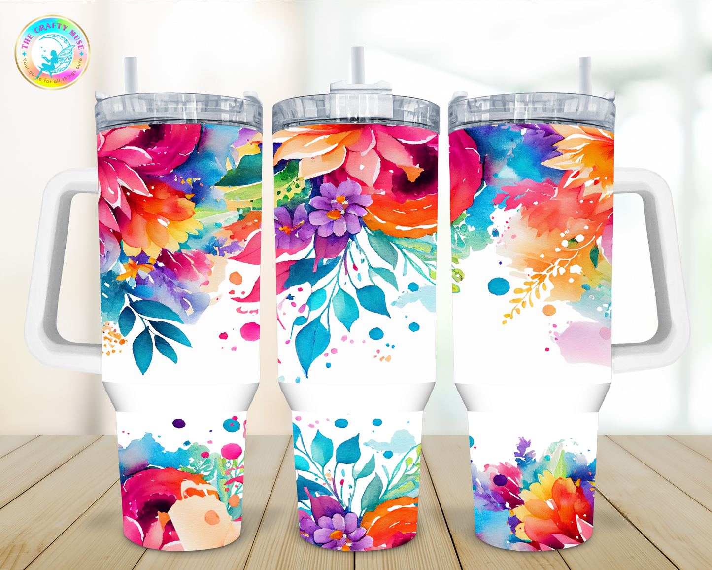 Floral / Misc. Themed 40 oz Tumblers