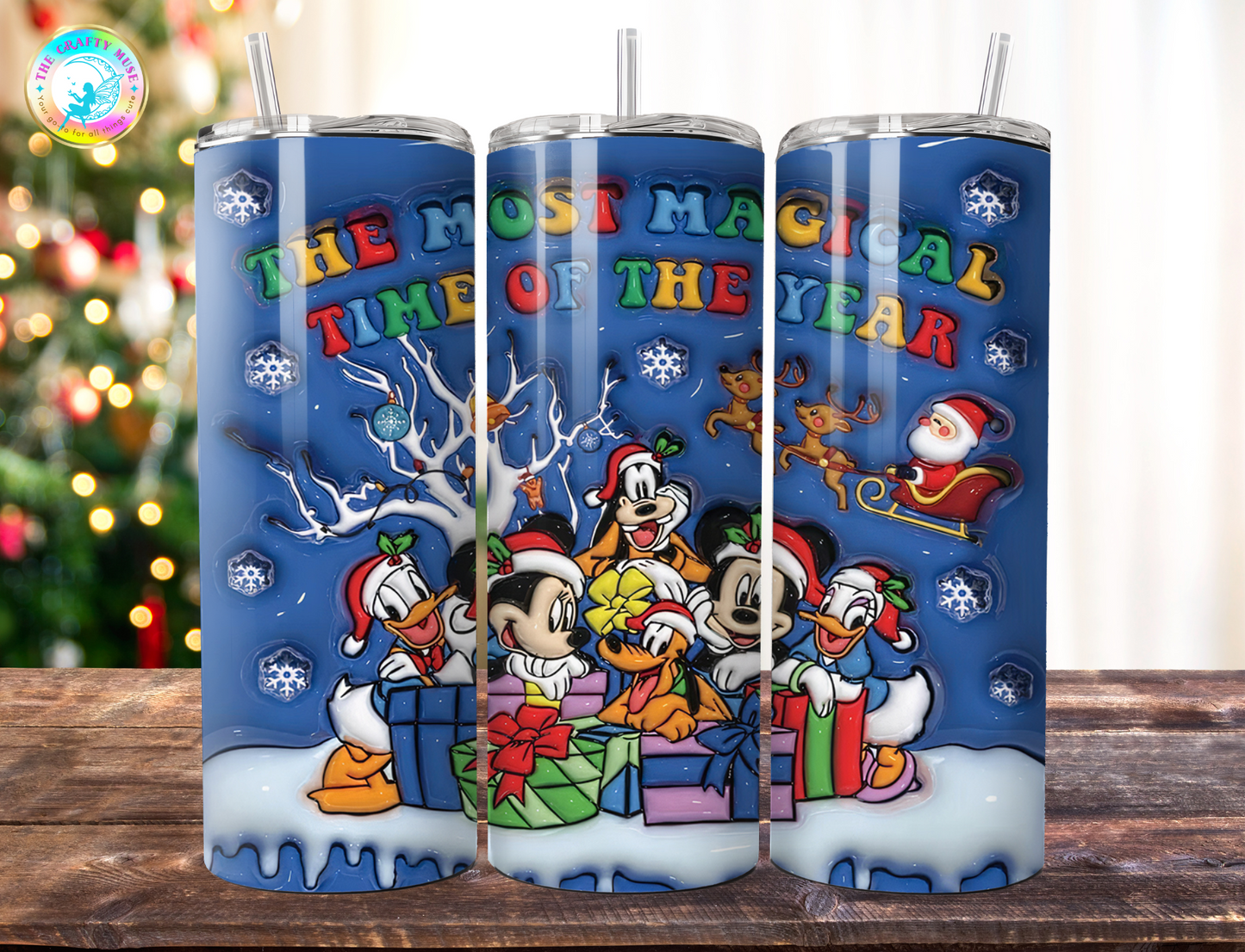 Christmas Themed 20 oz Tumblers