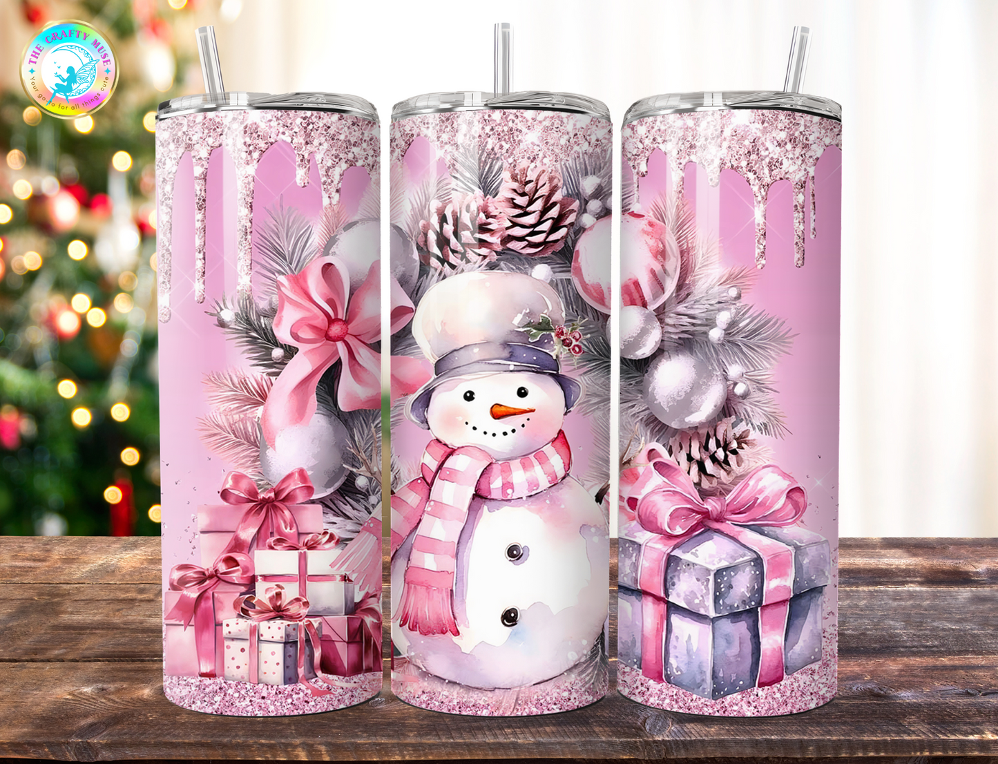 Christmas Themed 20 oz Tumblers