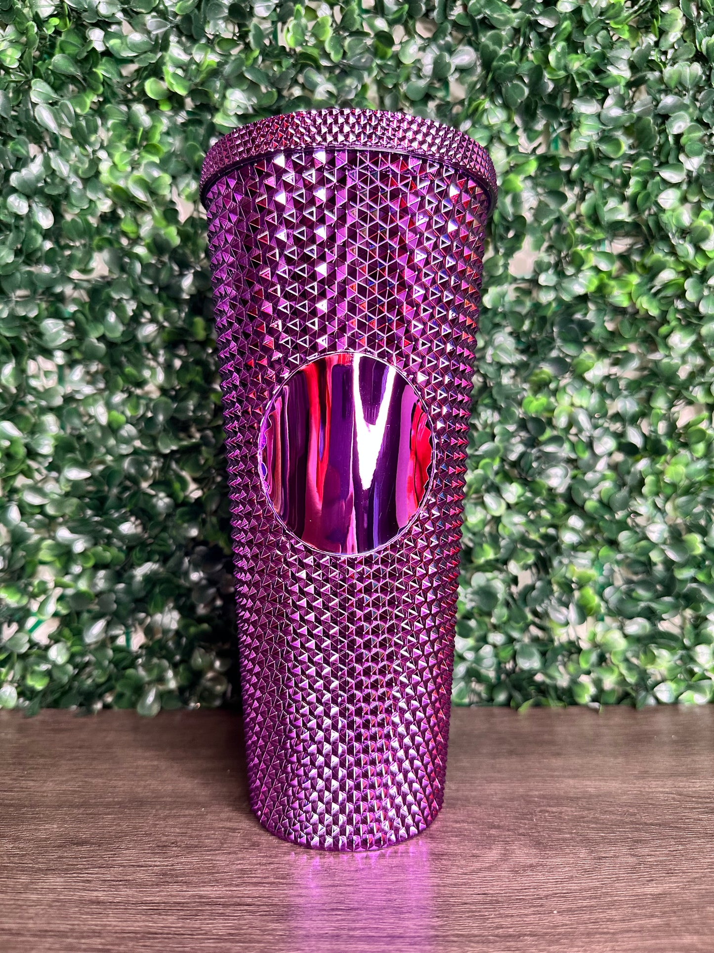 24 oz Studded Double-Walled Acrylic Tumblers (Circle is customizable)
