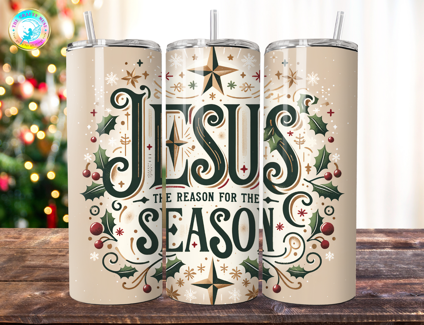 Christmas Themed 20 oz Tumblers