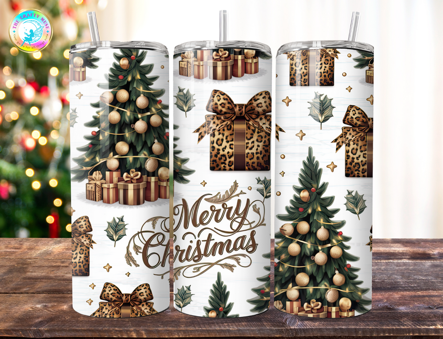 Christmas Themed 20 oz Tumblers
