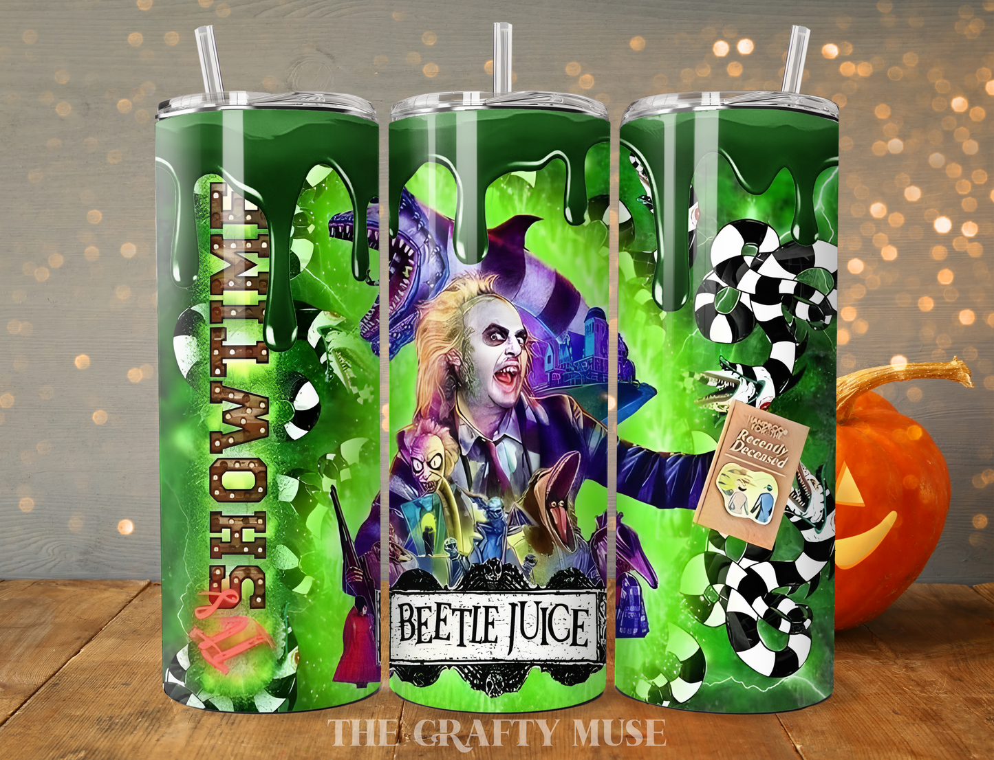 Halloween Character Themed 20 oz Tumblers