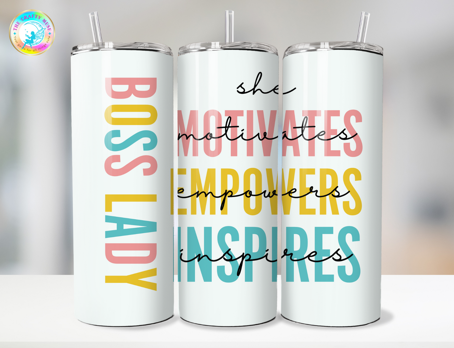 Boss Babe Themed 20 oz Tumblers