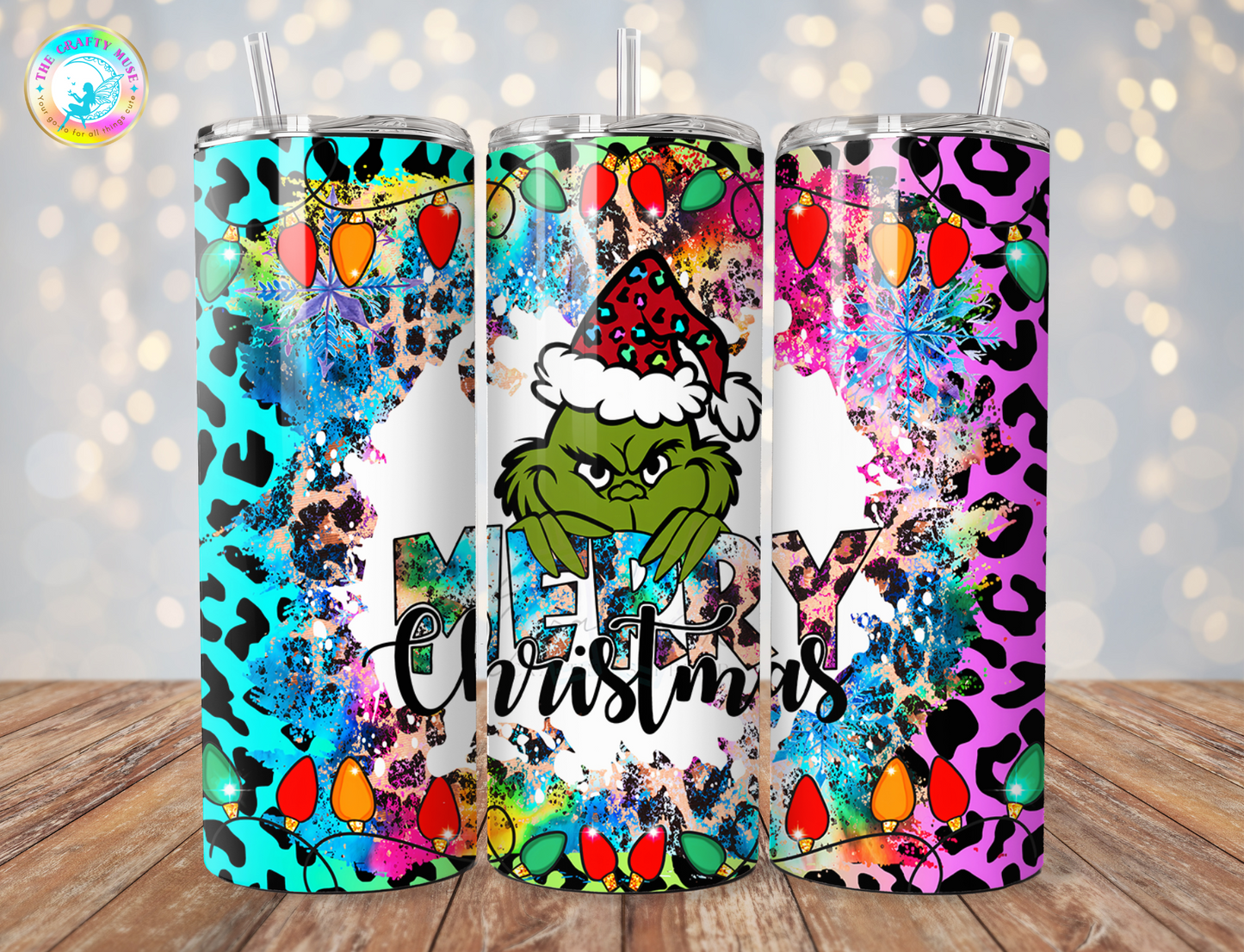 Christmas Grinch Themed 20 oz Tumblers