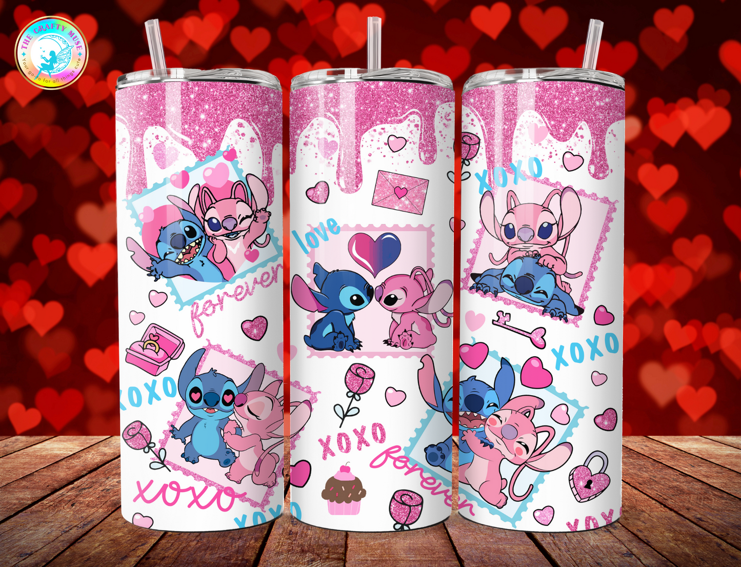 Valentine's Day Themed 20 oz Tumblers