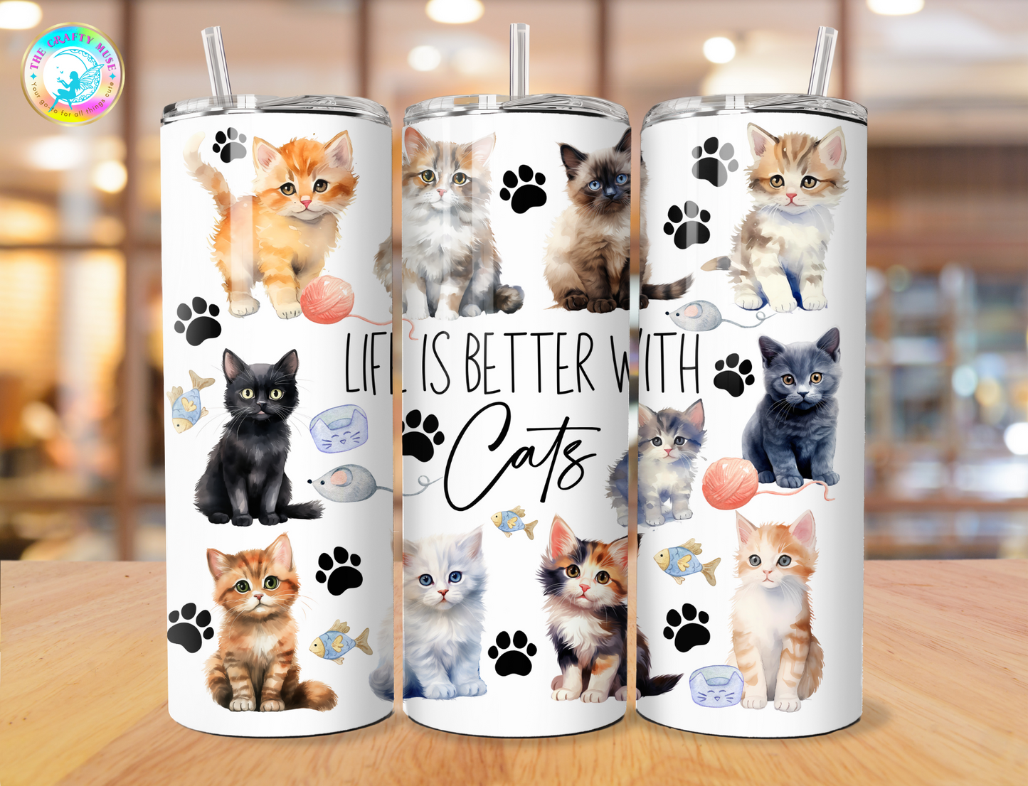 Animal Lover Themed 20 oz Tumblers