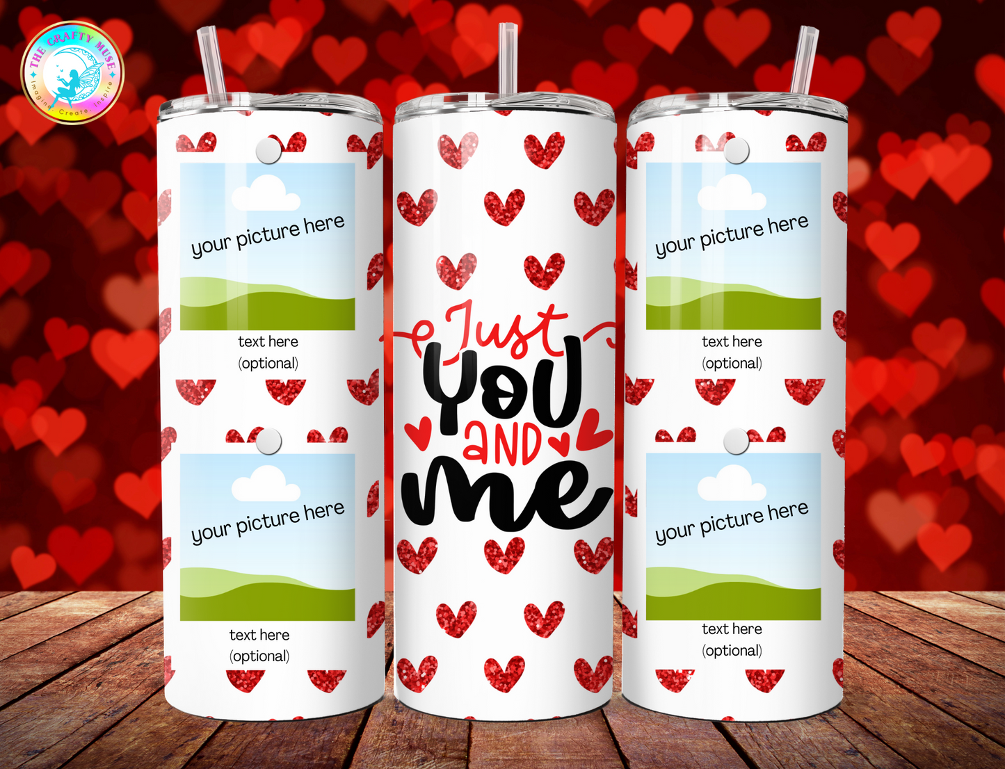 Valentine's Day Themed 20 oz Tumblers