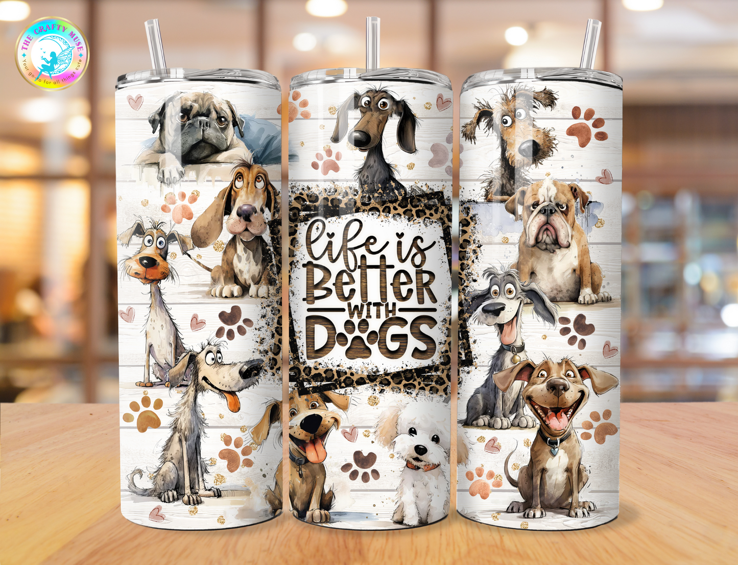 Animal Lover Themed 20 oz Tumblers