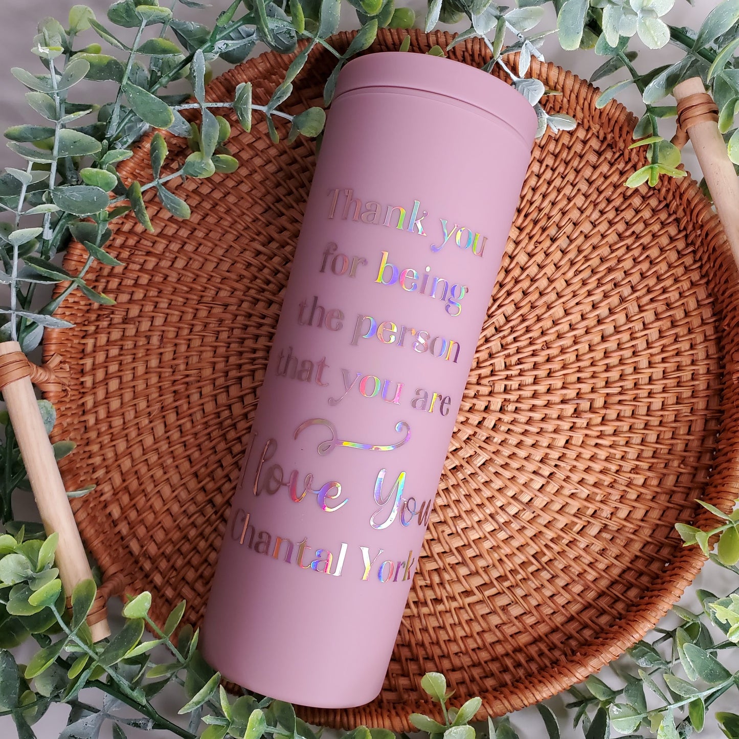 18 oz Matte Acrylic Tumblers (Customizable)
