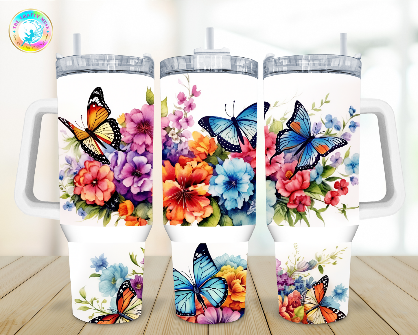 Floral / Misc. Themed 40 oz Tumblers