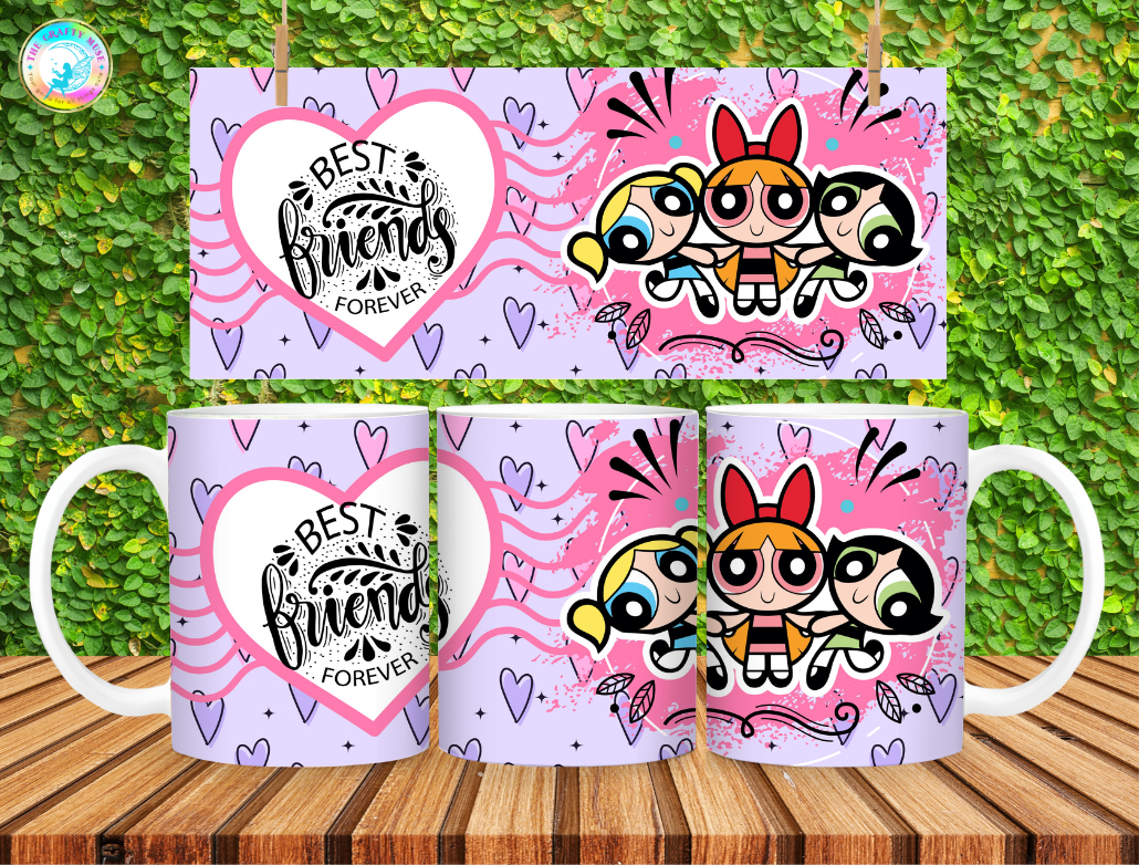 Valentine's Day Cartoon Themed 11 oz Mug
