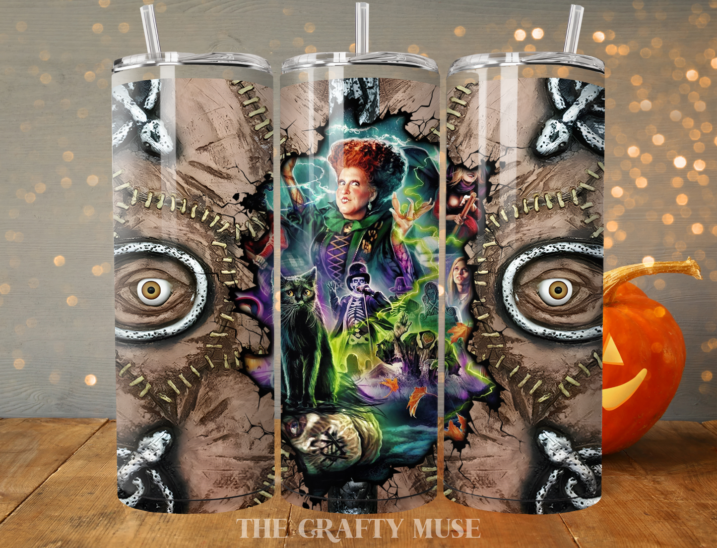 Halloween Character Themed 20 oz Tumblers