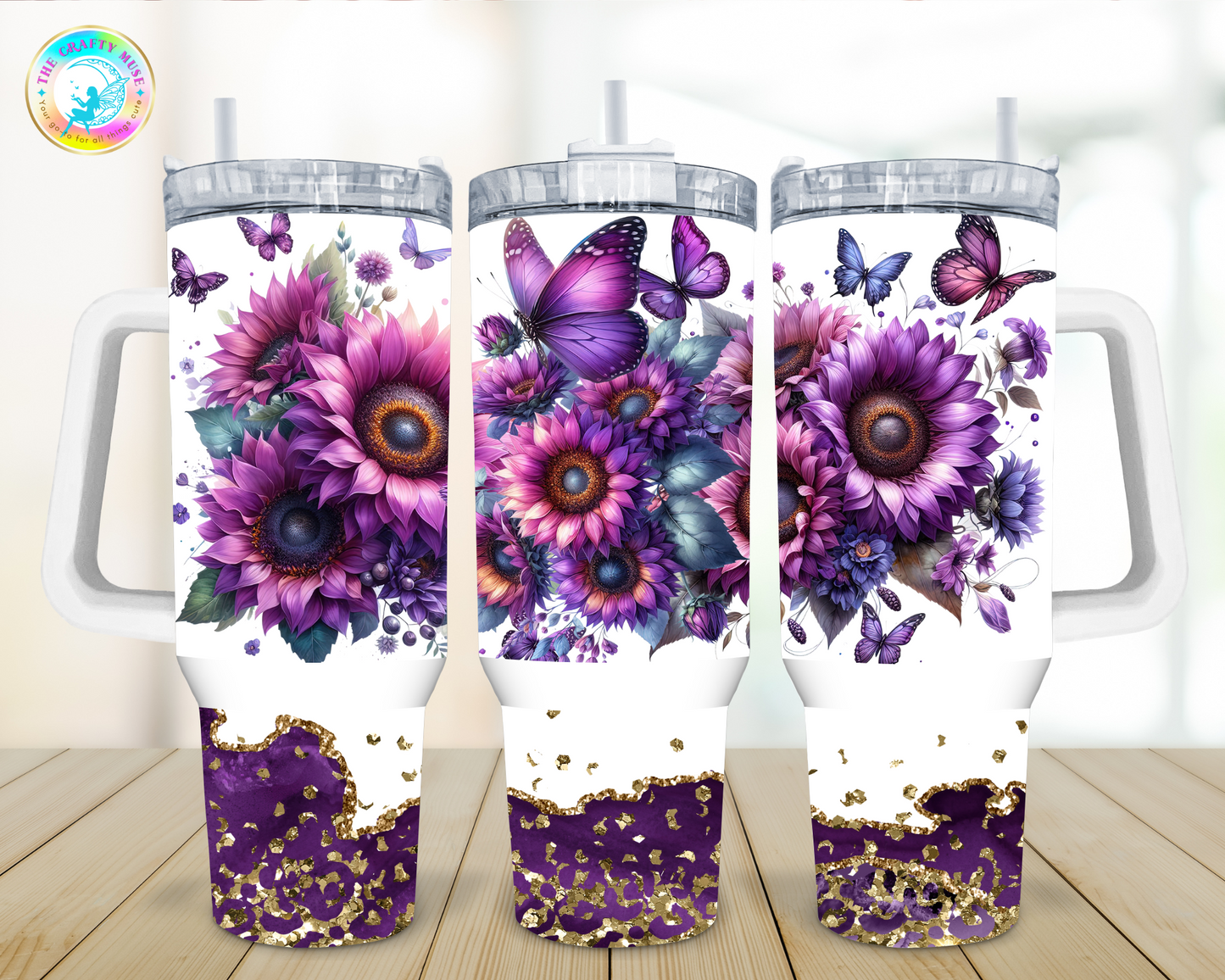Floral / Misc. Themed 40 oz Tumblers