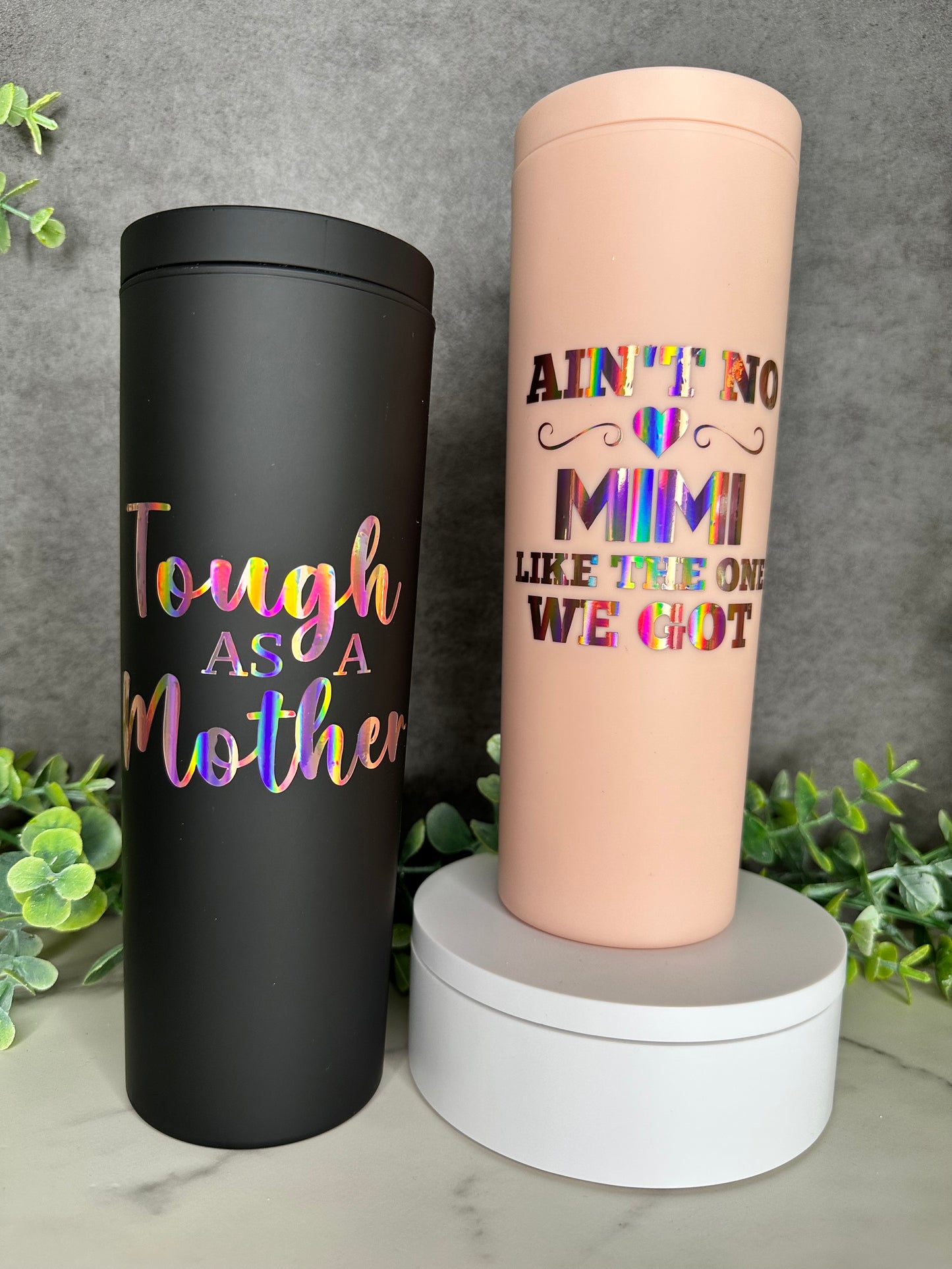 18 oz Matte Acrylic Tumblers (Customizable)