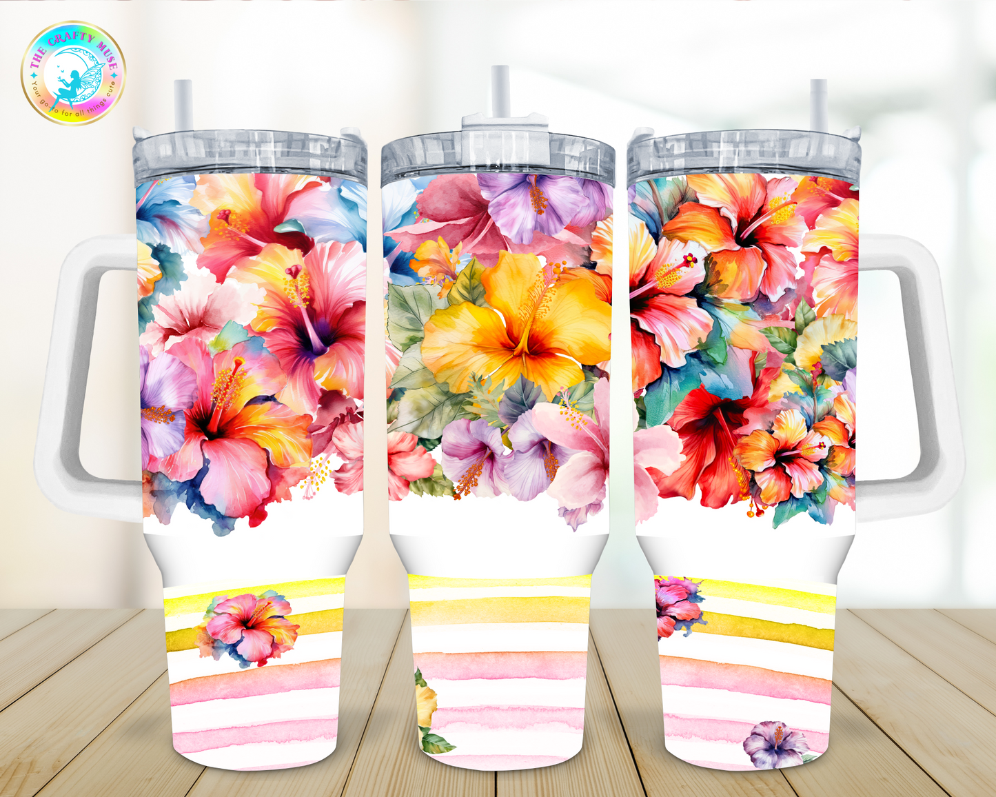 Floral / Misc. Themed 40 oz Tumblers