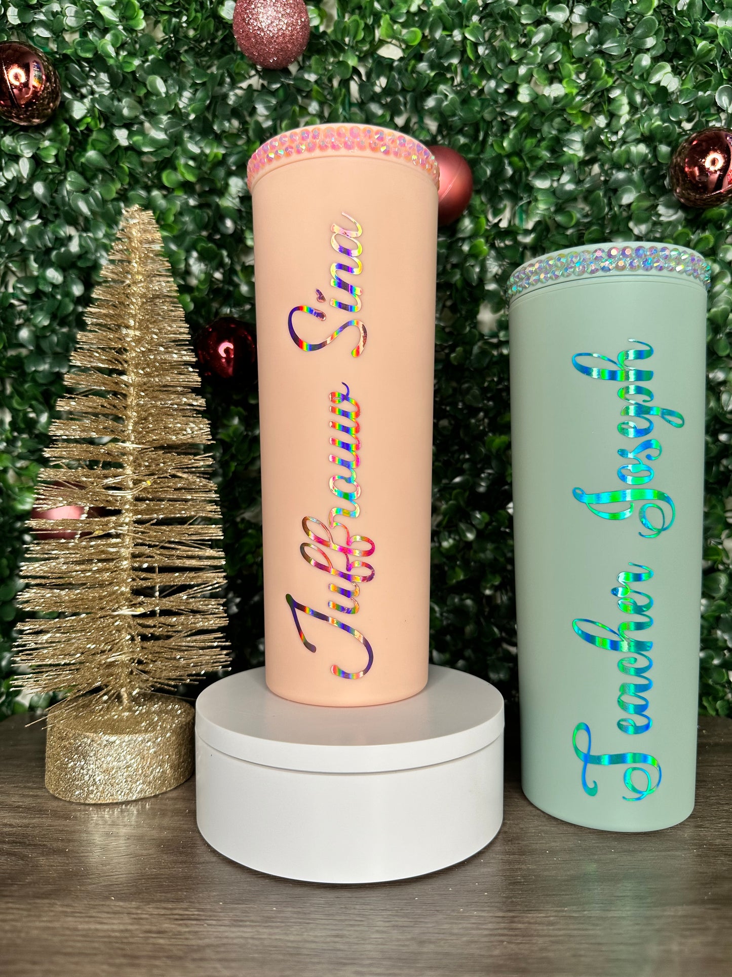 18 oz Matte Acrylic Tumblers (Customizable)