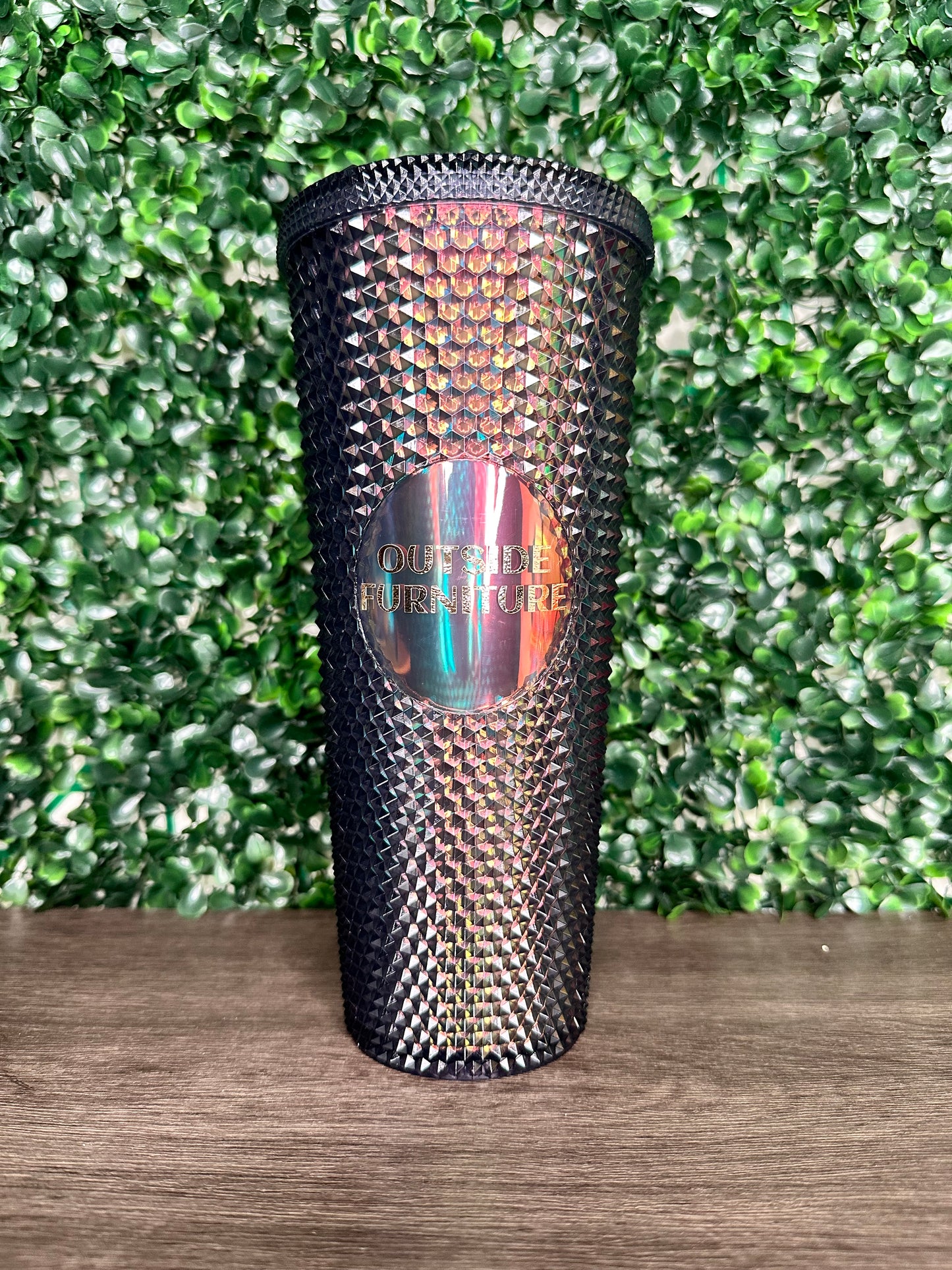 24 oz Studded Double-Walled Acrylic Tumblers (Circle is customizable)