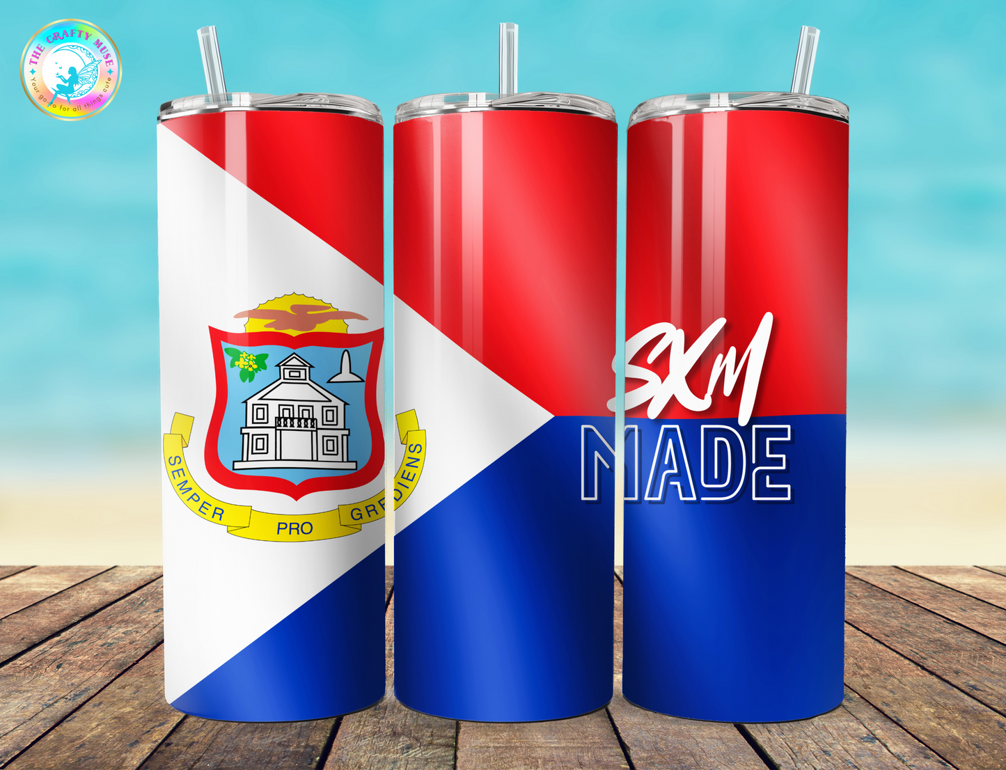 St. Maarten's Day Themed 20 oz Tumblers