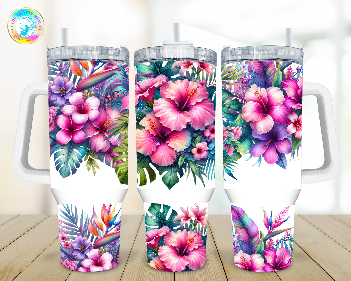 Floral / Misc. Themed 40 oz Tumblers