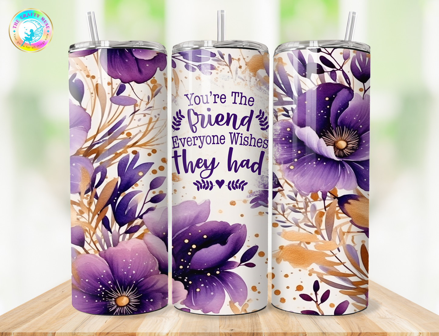 She Deserves It Themed Tumblers