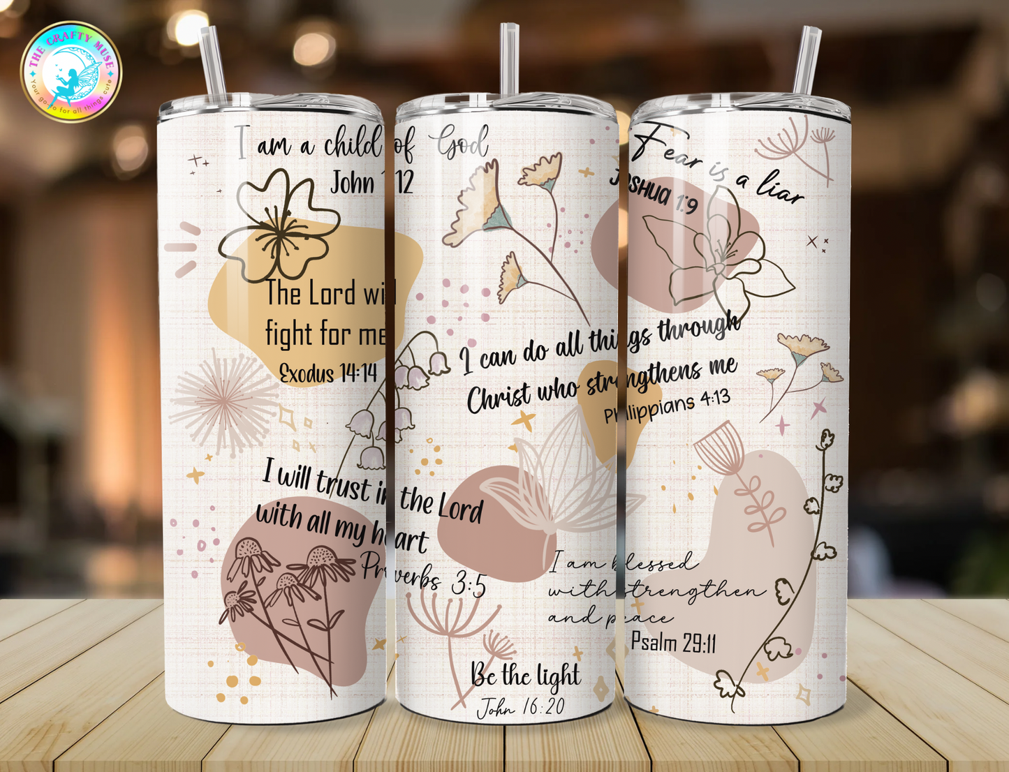 Spiritual Themed 20 oz Tumblers