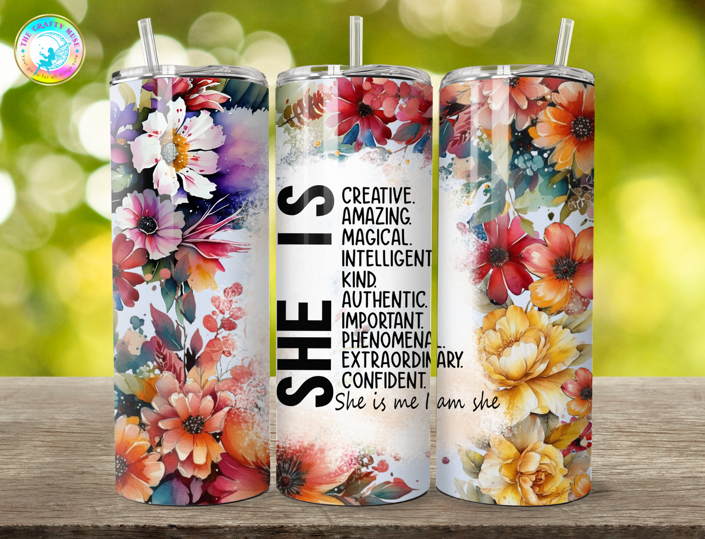 Self Love/Affirmations Themed 20 oz Tumblers