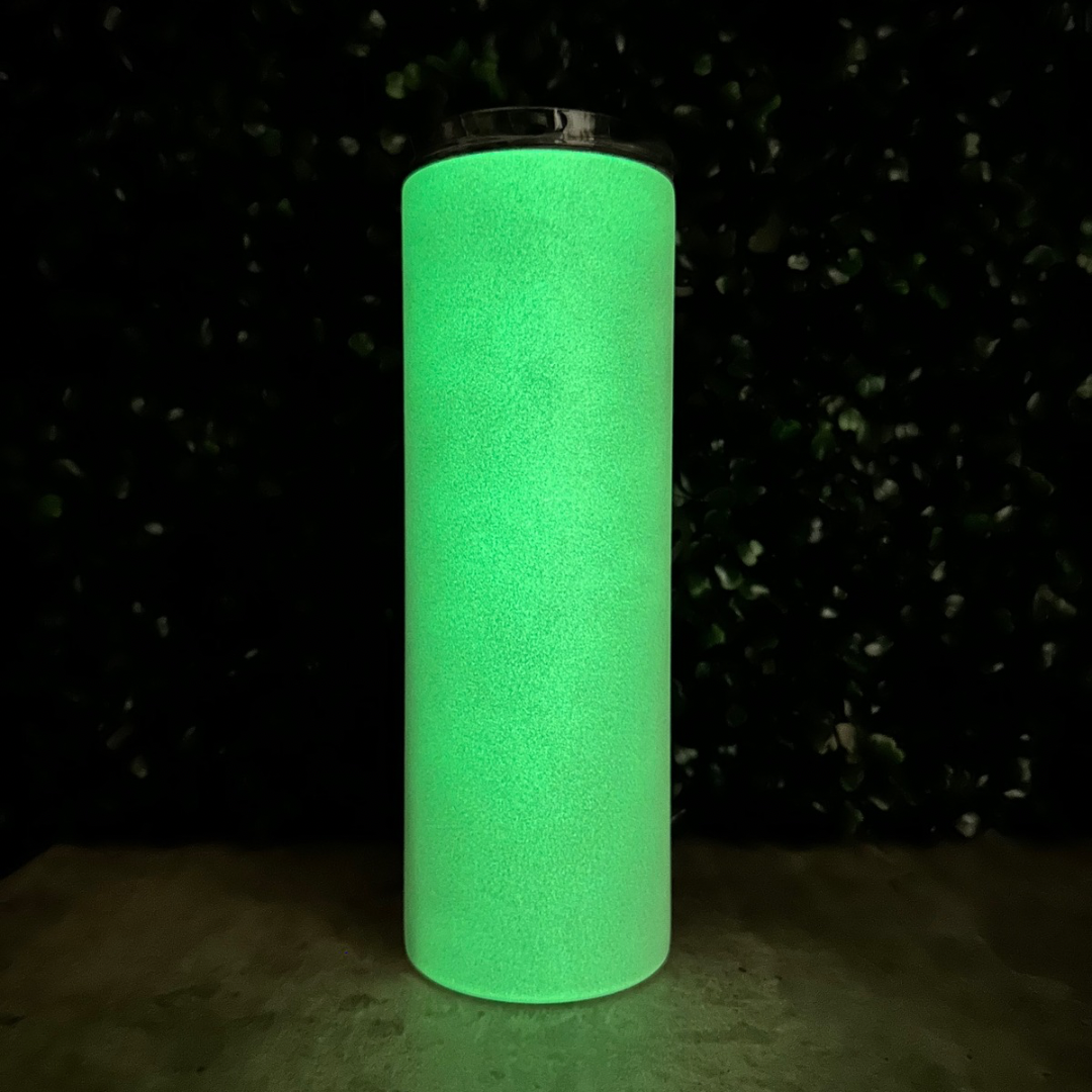 20 oz Glow in the Dark Stainless Steel Tumbler (Customizable)