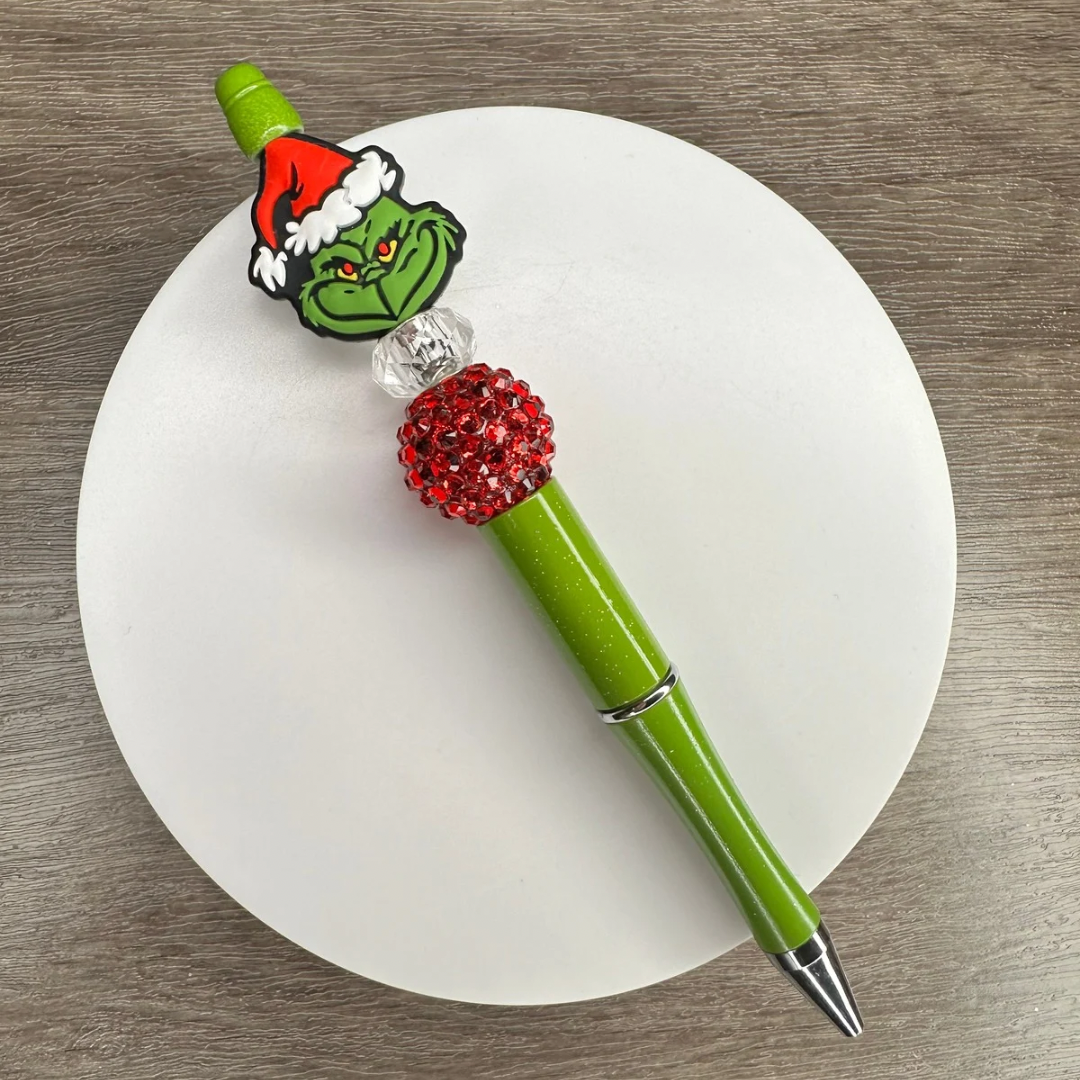 Christmas Themed Beadable Pens