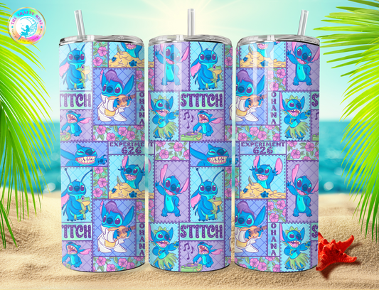 Stitch Themed 20 oz Tumblers