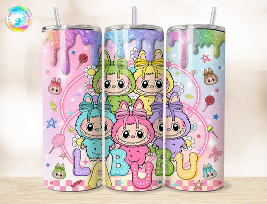 Labubu Themed 20 oz Tumblers