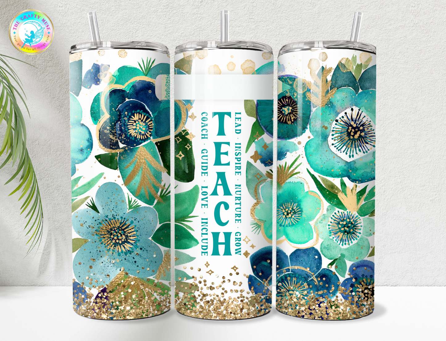 Teacher Appreciation Themed 20 oz Tumblers
