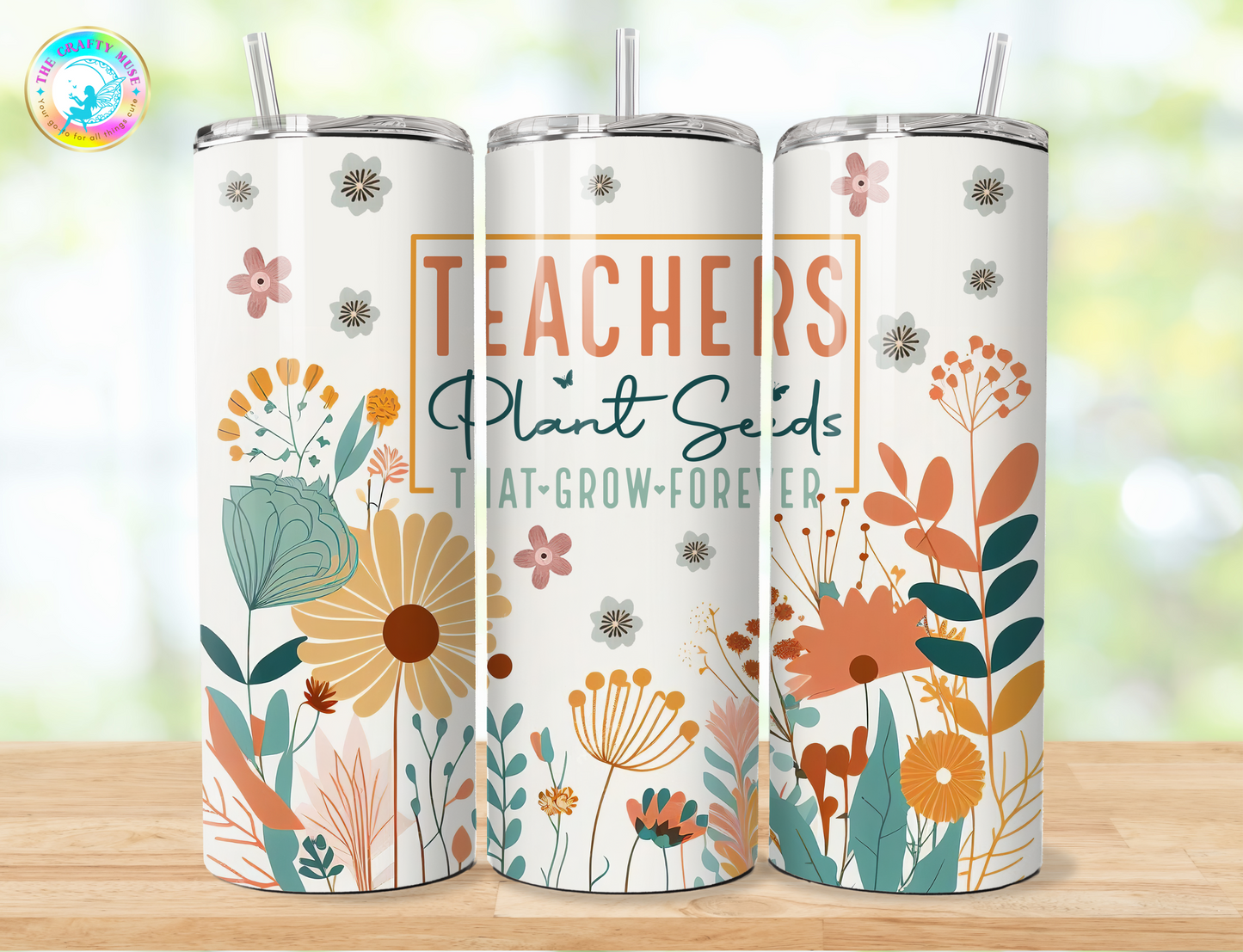 Teacher Appreciation Themed 20 oz Tumblers
