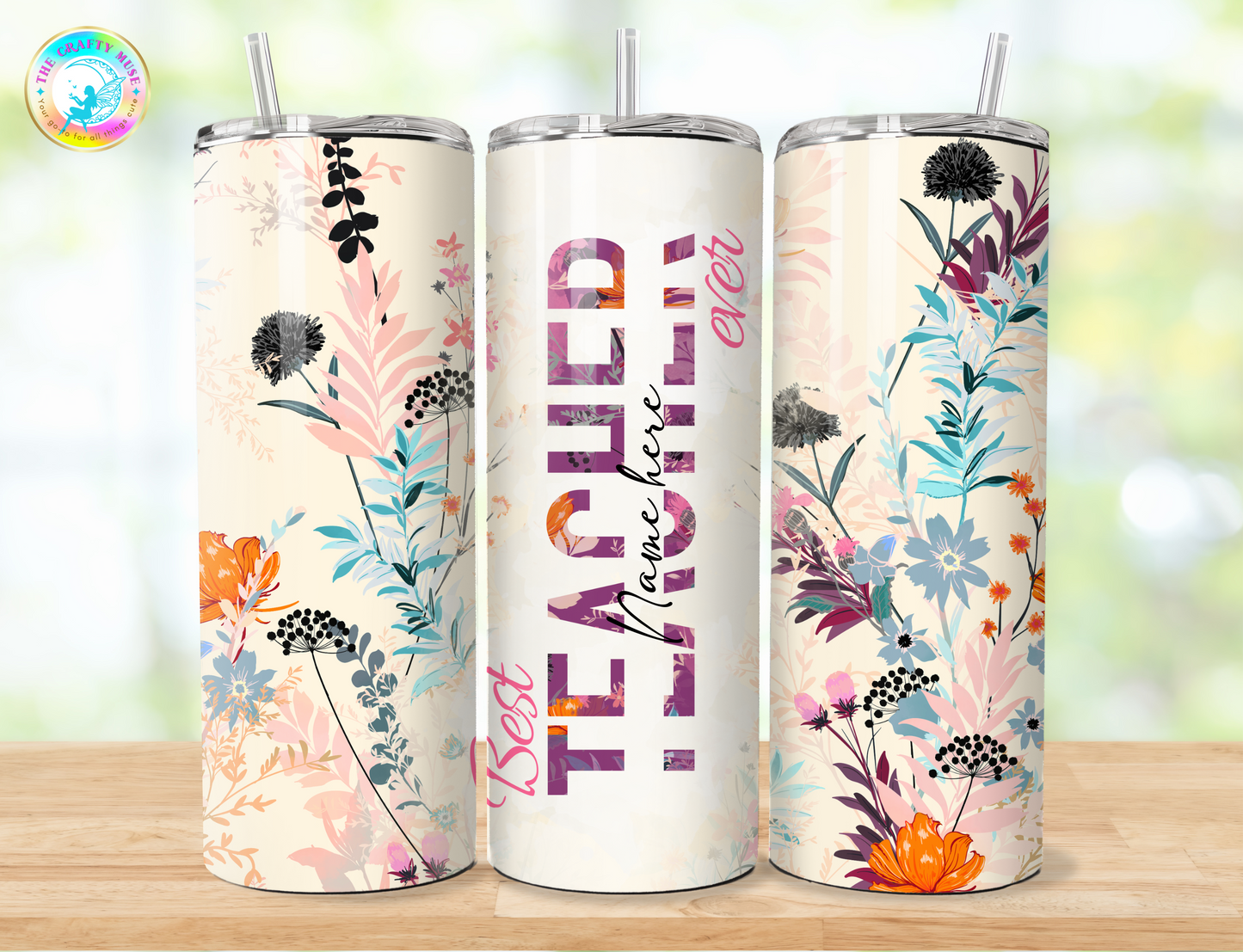 Teacher Appreciation Themed 20 oz Tumblers