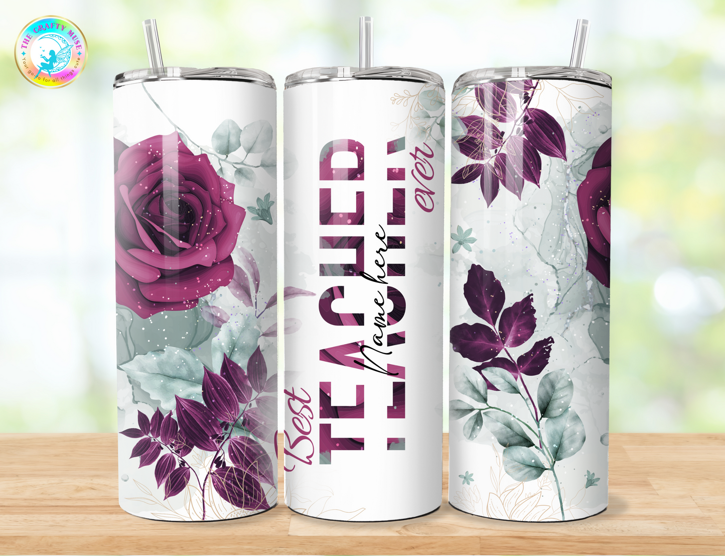 Teacher Appreciation Themed 20 oz Tumblers