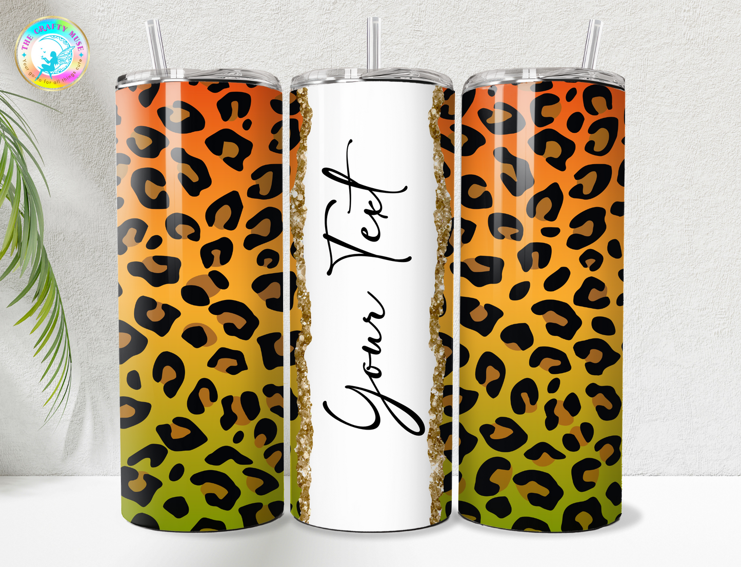 Leopard Print Themed 20 oz Tumblers