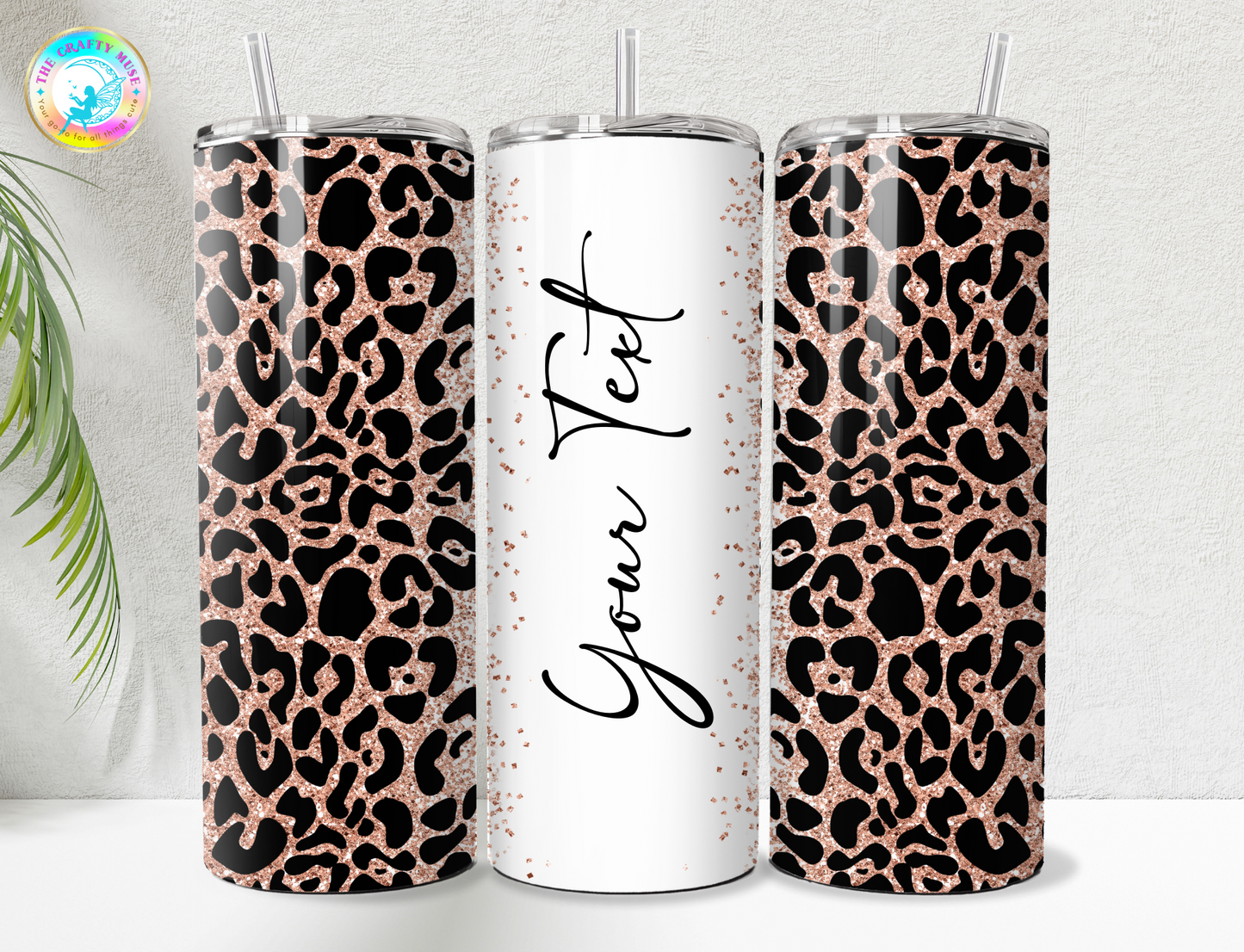 Leopard Print Themed 20 oz Tumblers