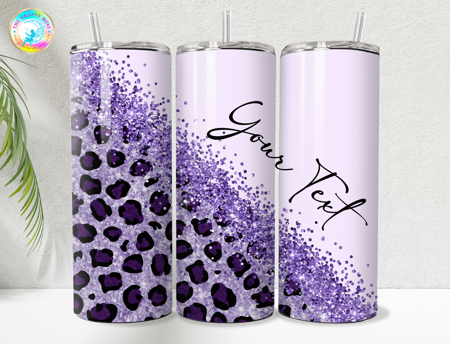 Leopard Print Themed 20 oz Tumblers