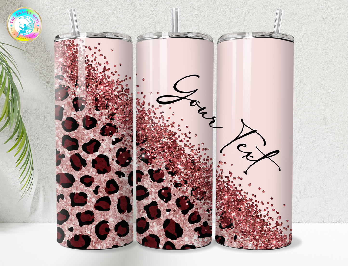 Leopard Print Themed 20 oz Tumblers