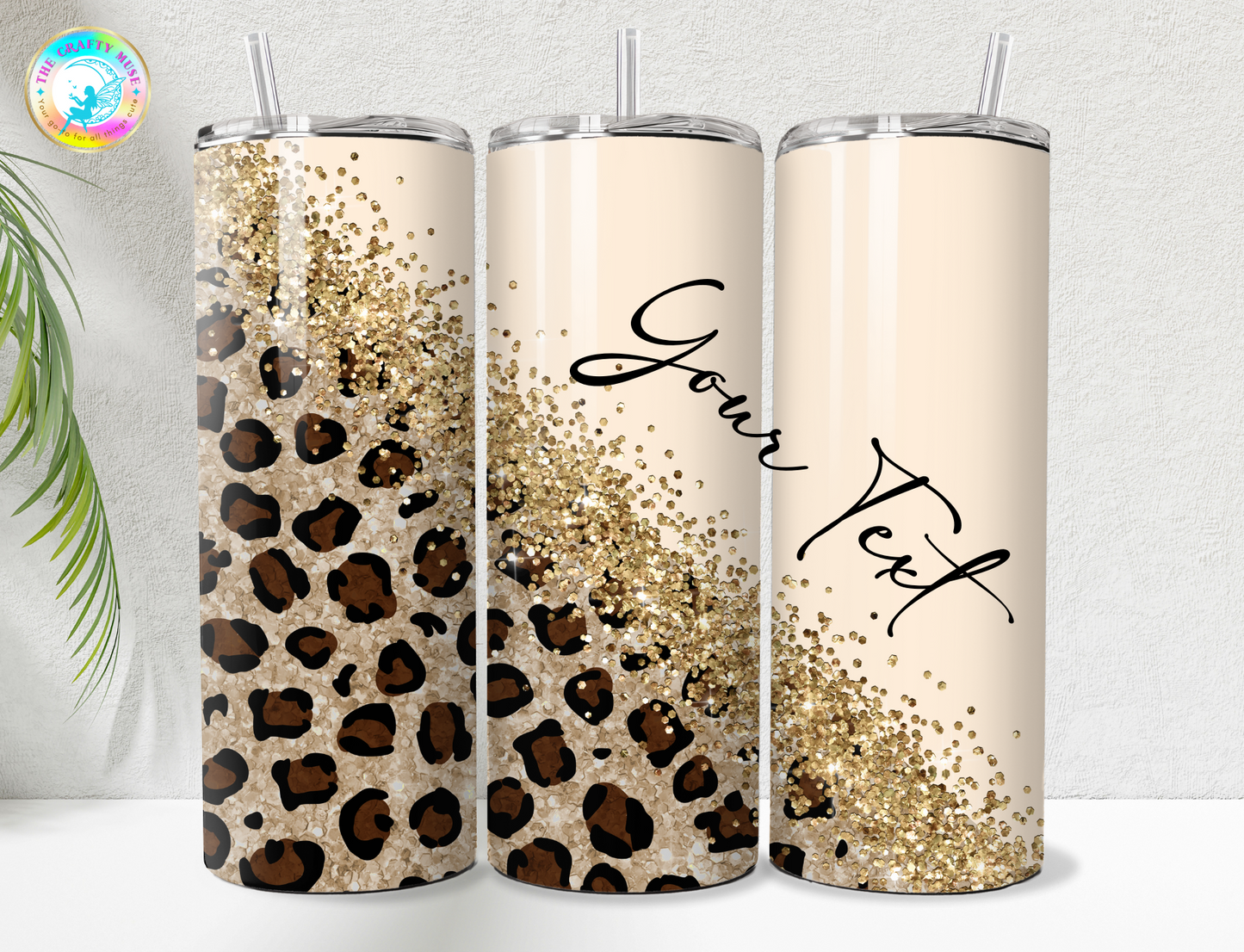 Leopard Print Themed 20 oz Tumblers