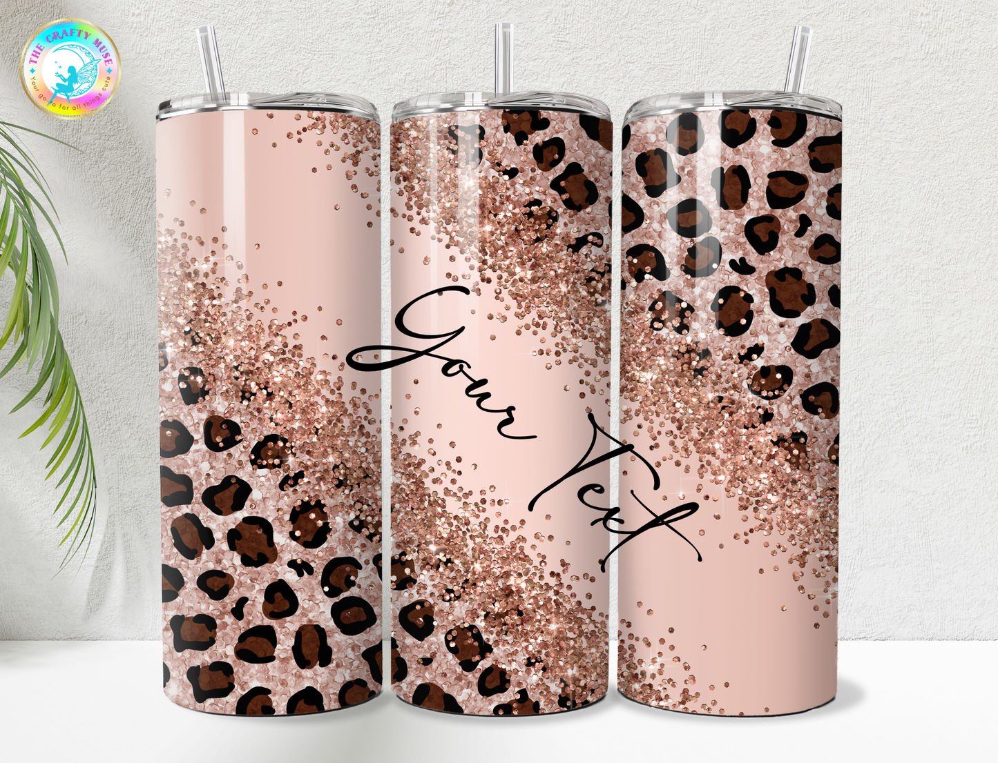 Leopard Print Themed 20 oz Tumblers