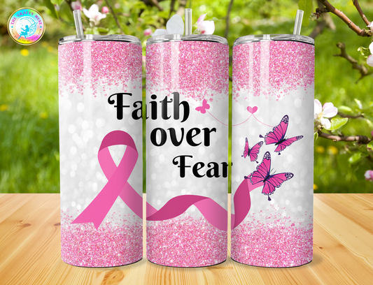 Breast Cancer Awareness Themed 20 oz Tumblers